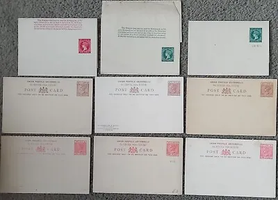 Job Lot Of 9 - ST LUCIA Prepaid QUEEN VICTORIA Postcards & Wrappers • £5.50