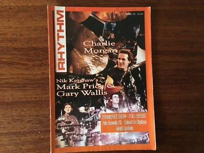£4.99 • Buy RHYTHM - Charlie Morgan (Elton John, Nik Kershaw) - April 1987 - Vol 2 No 10