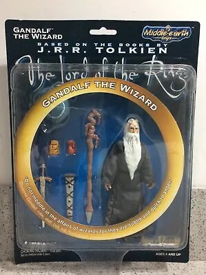 £23.95 • Buy Vintage MIDDLE EARTH Lord Of Rings GANDALF THE WIZARD Toy Vault Action Figure