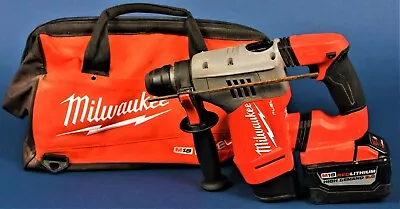 M18 FUEL 18-Volt 1-1/8 In. SDS-Plus Rotary Hammer W M18 High Demand Battery • $475.99