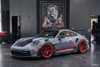 2024 Porsche 911 GT3 RS Weissach CCBs Arctic Grey + Front Lift • $489000