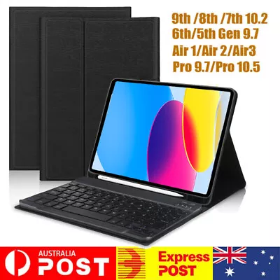 $37.90 • Buy Smart Case & Bluetooth Keyboard Cover For IPad 9/8/7/6/5th Air 5/4/3/2/1/Pro 11 