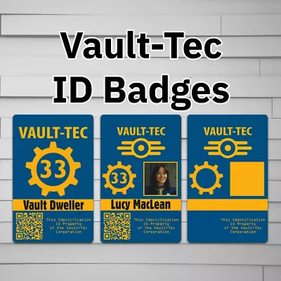 Fallout Vault-Tec Parody Prop ID On A Laminated ID Card (Badge Lucy MacLean) • $8