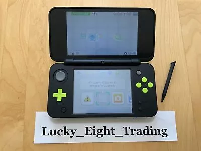 New Nintendo 2DS XL LL Black Lime Console Stylus Japanese Ver [H] • $279.38