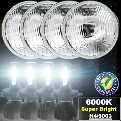 4pcs 5.75  5-3/4 LED Headlight Hi/Lo Sealed Beam Projector For Ford Mustang 1969 • $117.99