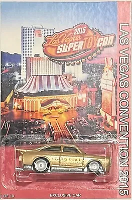 Gold '65 VW Fastback Custom Hot Wheels 2015 Vegas Super Toy Convention W/ RR • $97.77