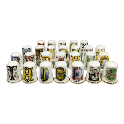 £29.88 • Buy Set Of 26 Collection Thimbles - Alphabet