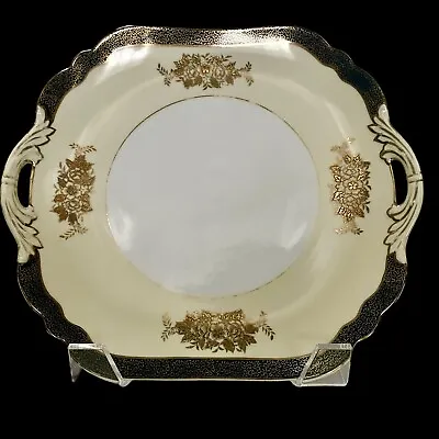 Noritake Nippon Gold Floral  Serving Plate Cake Sandwich Dessert • $10