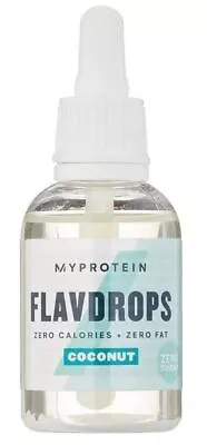 MYPROTEIN Flavdrops Coconut 50ml Zero Calorie Zero Sugar Flavour Drops • £11.95