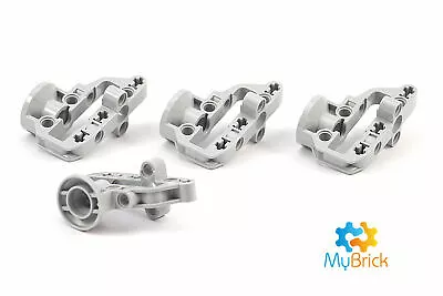 Genuine LegoⓇ 4x Light Grey Technic Steering  Axle Housing - 92908 - Free Post • $19.95