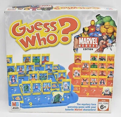 Guess Who ? Marvel Heroes Edition Board Game Milton Bradley 2006 Not Complete • $9.99
