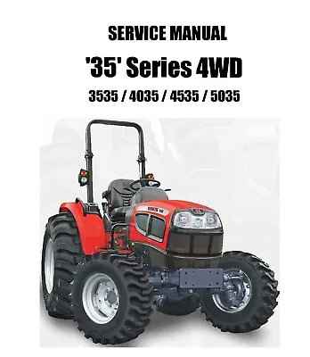 3535 4035 4535 5035 Tractor Technical Workshop Repair Manual FITS Mahindra • $59.37