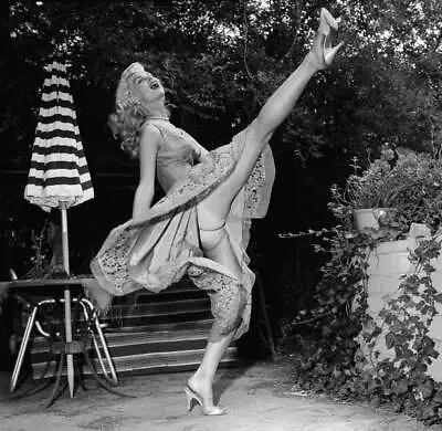 $9 • Buy Actress Irish Mccalla Poses At Home In LA 1956 OLD PHOTO 4