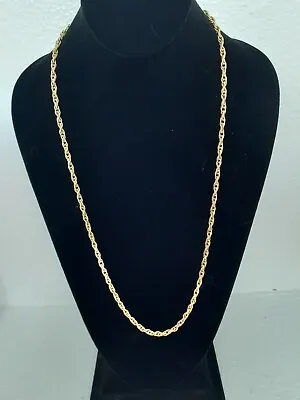 MONET Vintage Women Gold Tone 14 Inch Chain In Great Condition No Wear & Tare. • $16