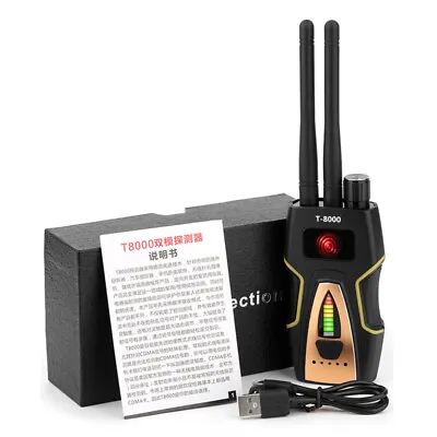 Pro Rf Spy Frequency Scanner Sweeper Cam Gsm Cdma Gps Tracker Finder Detector • $83.50