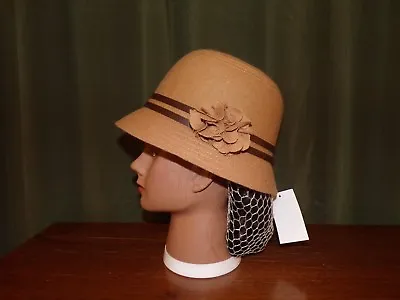 Ladies Civil War Reenactor Tan Wool Hat With Flower To Design • $15.95