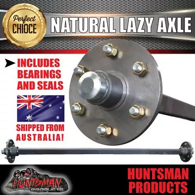$475 • Buy 50mm Sq 2000Kg Lazy 5 Or 6 Stud Suit Landcruiser Pattern Trailer Caravan Axle