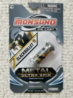 Monsuno Die Cast Metal Ultra Spin Core Blackbullet BRAND NEW SEALED • $10.99