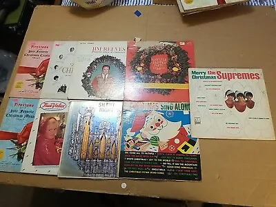 Lot Of 9 Vintage Christmas Music Albums Vinyl Records! Holiday VG & Better! • $19.33