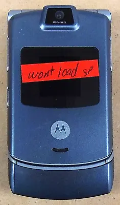 Motorola RAZR V3m - Gray And Black ( Sprint ) Cellular CDMA Flip Phone • $5.09