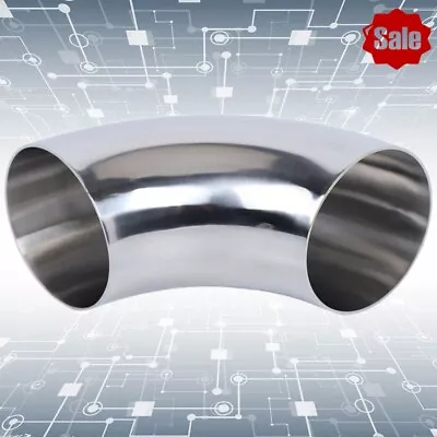 4 Inch High Quality 90 Degree Bend Elbow Exhaust Pipe 304 Stainless Steel 4  NEW • $20.73