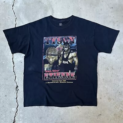 Vintage Mike Tyson Vs Clifford Etienne Fight T-shirt Size XL • $120