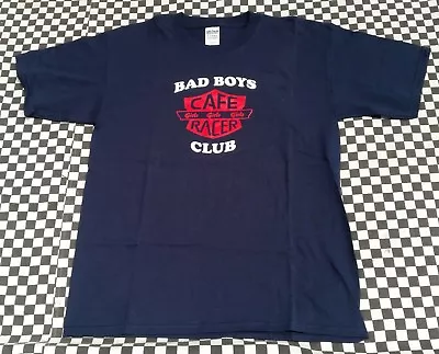 Cafe Racer - Mazda Rotary Night Club T-Shirt - Bad Boys Club - Blue Medium • $15