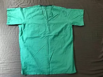 SCRUB Top Bottom Doctor Surgeon Nurse Orderly Green Reversible  • $9.99