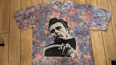 Vintage 90s James Dean “Rebel” Punk  Tie Dye Acid Wash Medium  1950 Fonz • $25.99