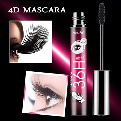 4D Silk Fiber Eyelash Mascara Extension Makeup Black Waterproof Eye Lashes AU⊙ • $4.22