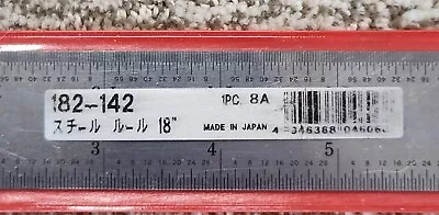 Mitutoyo 18  Steel Scale 182-142 • $36