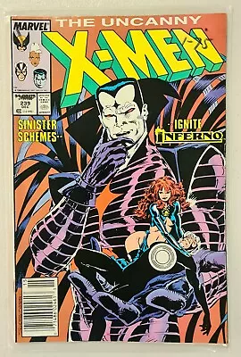 The Uncanny X-Men #239 1st Cover Appearance Mr Sinister Newsstand 1988 FN • $40