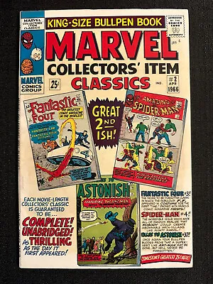 Marvel Collectors Item Classics Comic #2 Spider-Man Fantastic Four April 1966 • $23.75