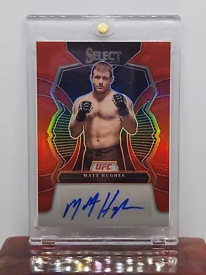 2023 Matt Hughes UFC Panini Select Red Auto - #94/99 🔥🔥🔥 • $28.95