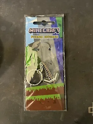 New Minecraft Iron Pickaxe Keychain By Jinx • $9.99