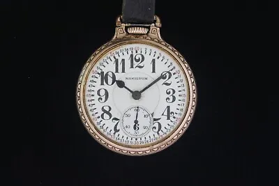 Vintage Hamilton Pocket Watch 16s Railroad Grade 992 • $300