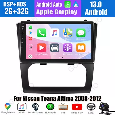 Android 13 For 2008-2012 Nissan Teana Altima Car Stereo Navi Wifi Radio Carplay • $169.99