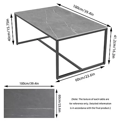 Heavy Duty Marble Coffee Table Anit-scratch Center Tea Table Accent Table Bench • $109.93