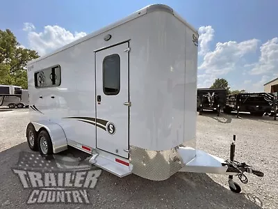 BRAND NEW 2024 SHADOW Stablemate 3 Horse Slant Load Aluminum Bumper Pull Trailer • $19895