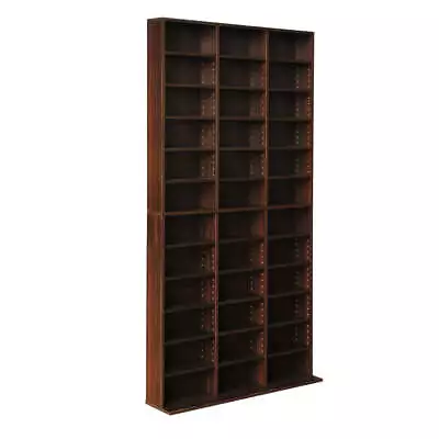 Artiss Bookshelf CD Storage Rack - BERT Brown • $133.52