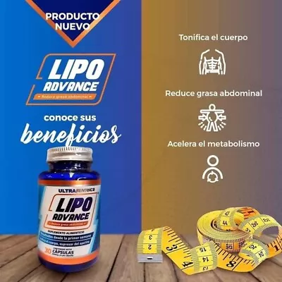 Ultra Advance LIPO ADVANCE- ULTRA ADVANC 3 Ve Cambios Desde La Primera Semana • $23