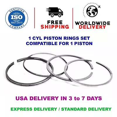 111198157BB Piston Rings Set 83mm STD For VW Volkswagen Beetle 111-198-157 B • $25.80