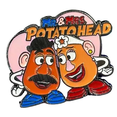 Mr & Mrs Potato Head Enamel Pin • $9.66