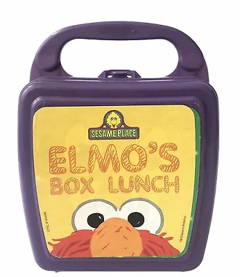 Sesame Place Elmos's Box Lunch Purple Whirley Drink Works • $10.80