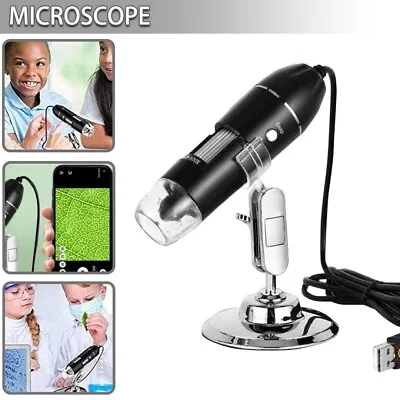£11.51 • Buy New USB Handheld Digital Microscope HD Industrial Electronic Desktop Magnifier B