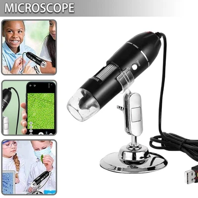 £11.51 • Buy New USB Handheld Digital Microscope HD Industrial Electronic Desktop Magnifier B