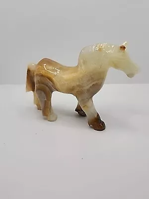 Vintage Chinese Carved Stone Horse Pony Sculpture  • $10