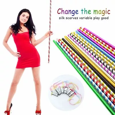 Plastic Flexible Portable Telescopic Props Magic Wand Magic Stick Magic Toys • £2.28