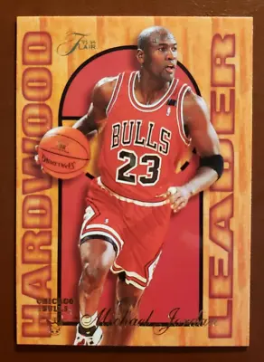 1995-96 Fleer Flair Hardwood Leader Michael Jordan #4 HOF NM-Mint • $9.99