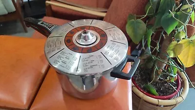 Vintage Retro Kuhn Rikon Duromatic Swiss Made Pressure Cooker Stainless-Steel • $119.95